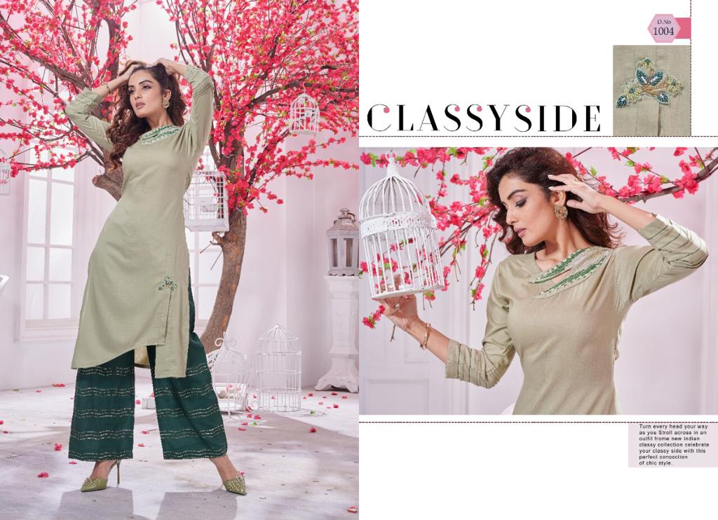 selesta innaya vol 2 silk catchy look kurti bottam catalog