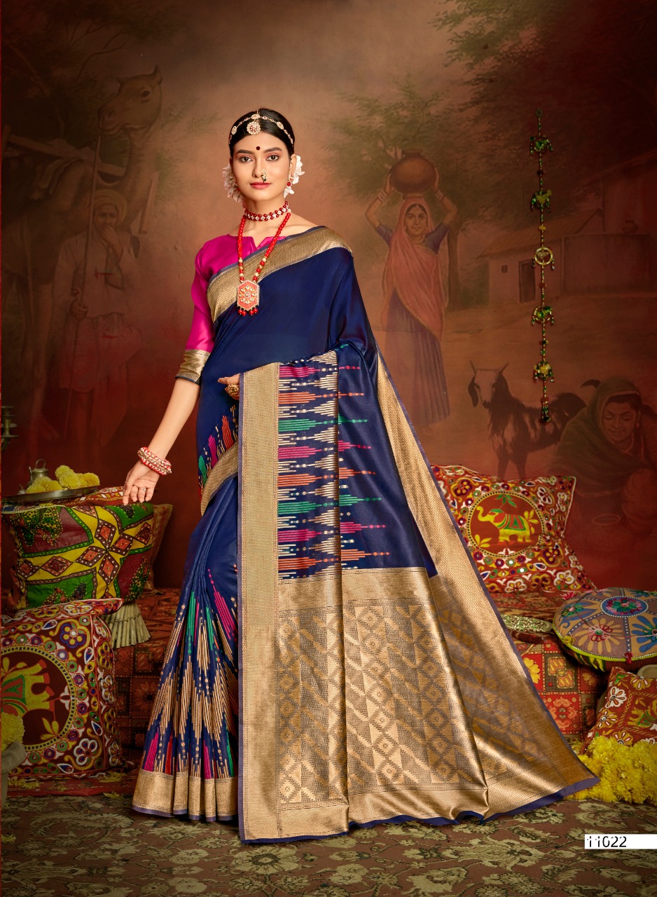 shakunt paaro art silk elegant saree catalog