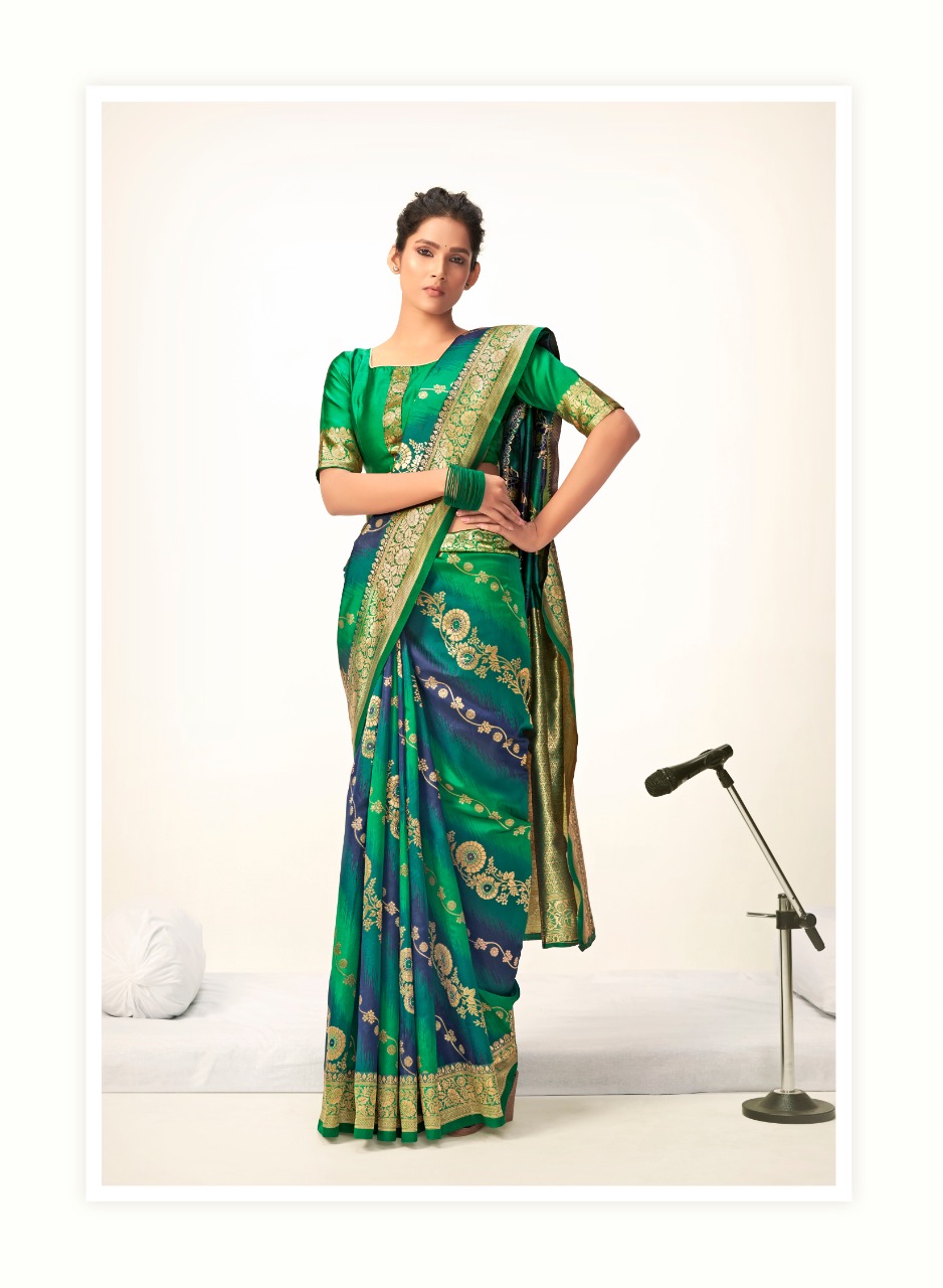 shakunt weaves ghazal art silk REGAL look sarees catalog