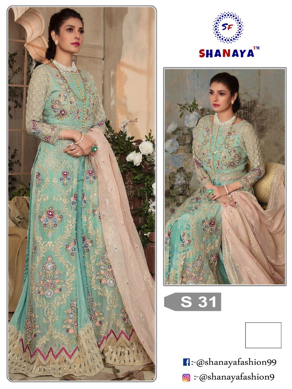 shanaya s 31  georgette catchy look salwar suit singale