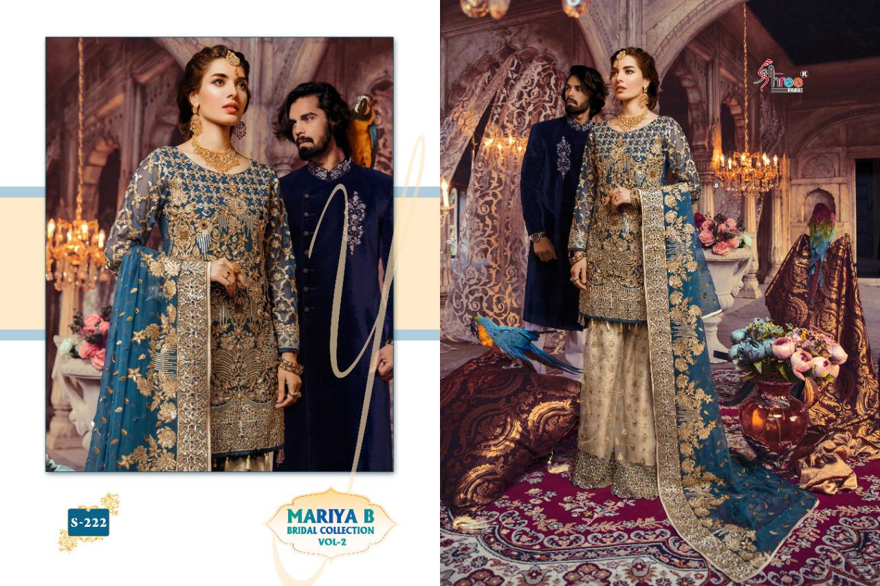 shree fabs  mariya b bridal collection vol 2 s 222  astonishing salwarsuit catalog