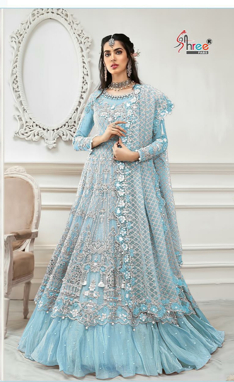 shree fabs s 108 f decant look salwar suit singal