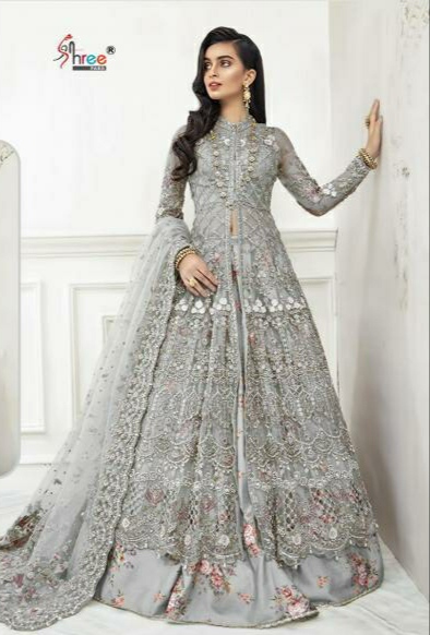 shree fabs s 171 d net attractive  salwar suit