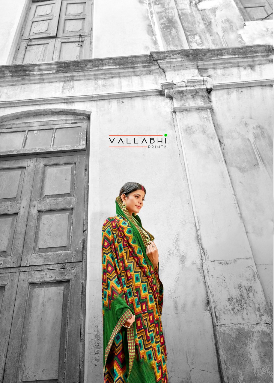 vallabhi ibiza georgget attrective colours sarees catalog