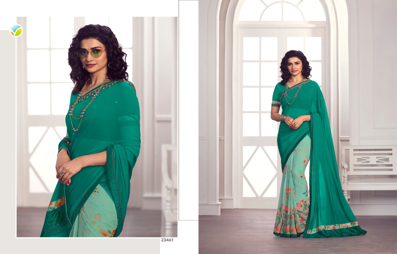 vinay fashion starwalk 62 georgette gorgeous look saree catalog