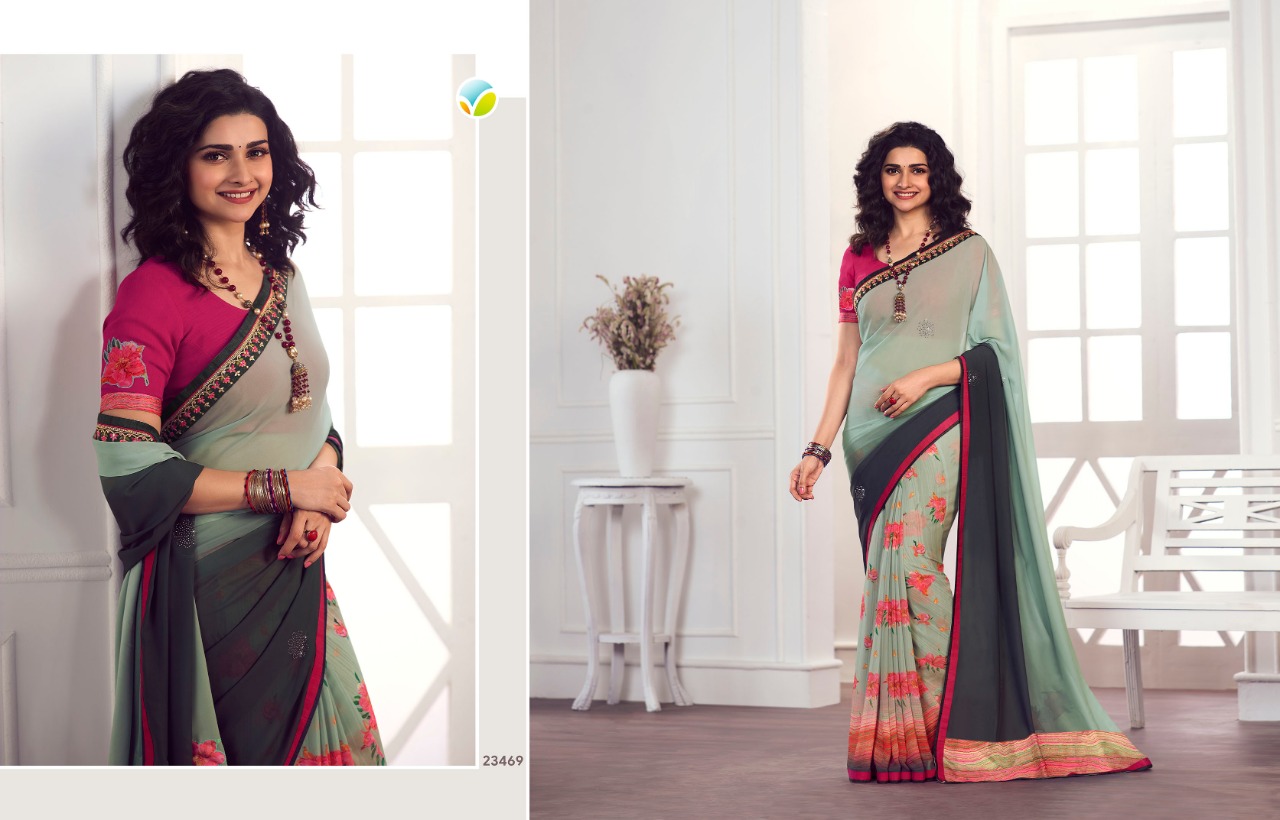 vinay fashion starwalk 62 georgette gorgeous look saree catalog