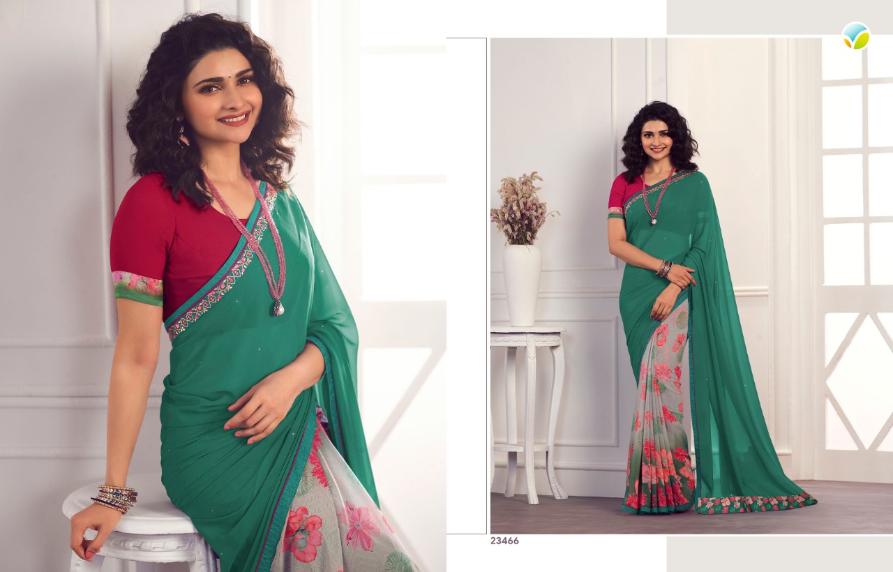 vinay fashion starwalk 62 georgette gorgeous look saree catalog