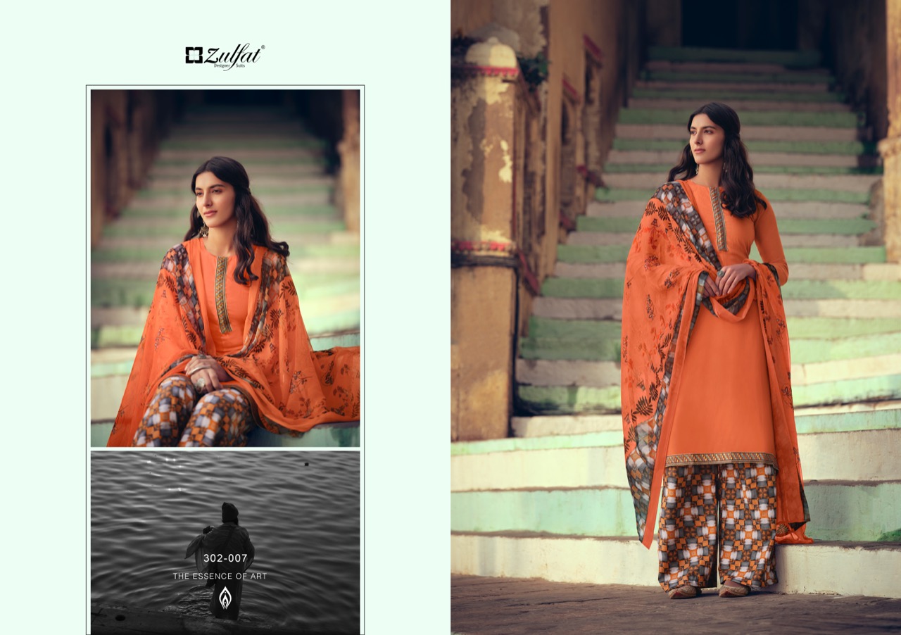 zulfat designer suits husna e patiala jam cotton attrective print salwar suit catalog