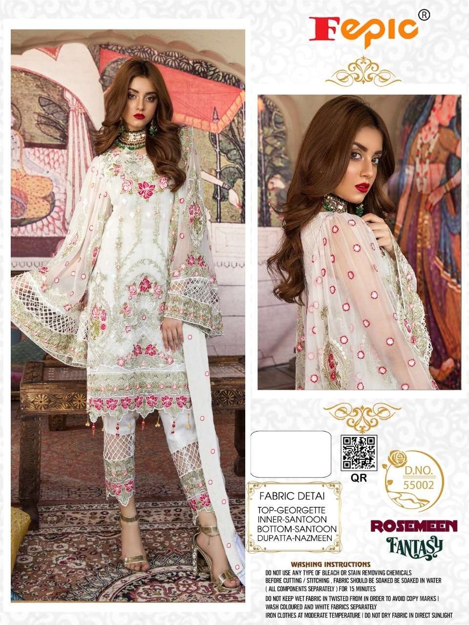 FEPIC rosemeen  55002 Salwar Kameez Georgette catchy look Single