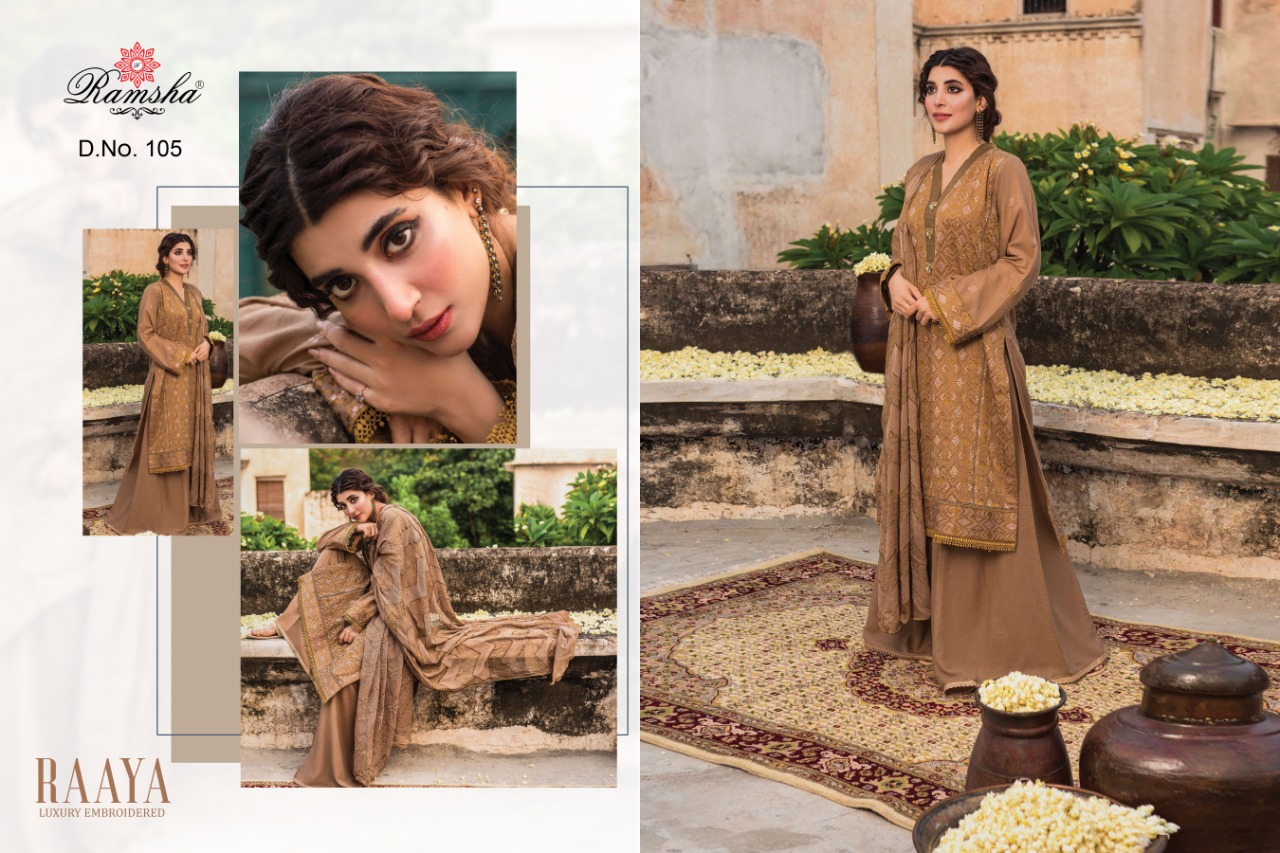 Ramsha Raaya Pakistani Wear Cotton Salwar Kameez Catalog