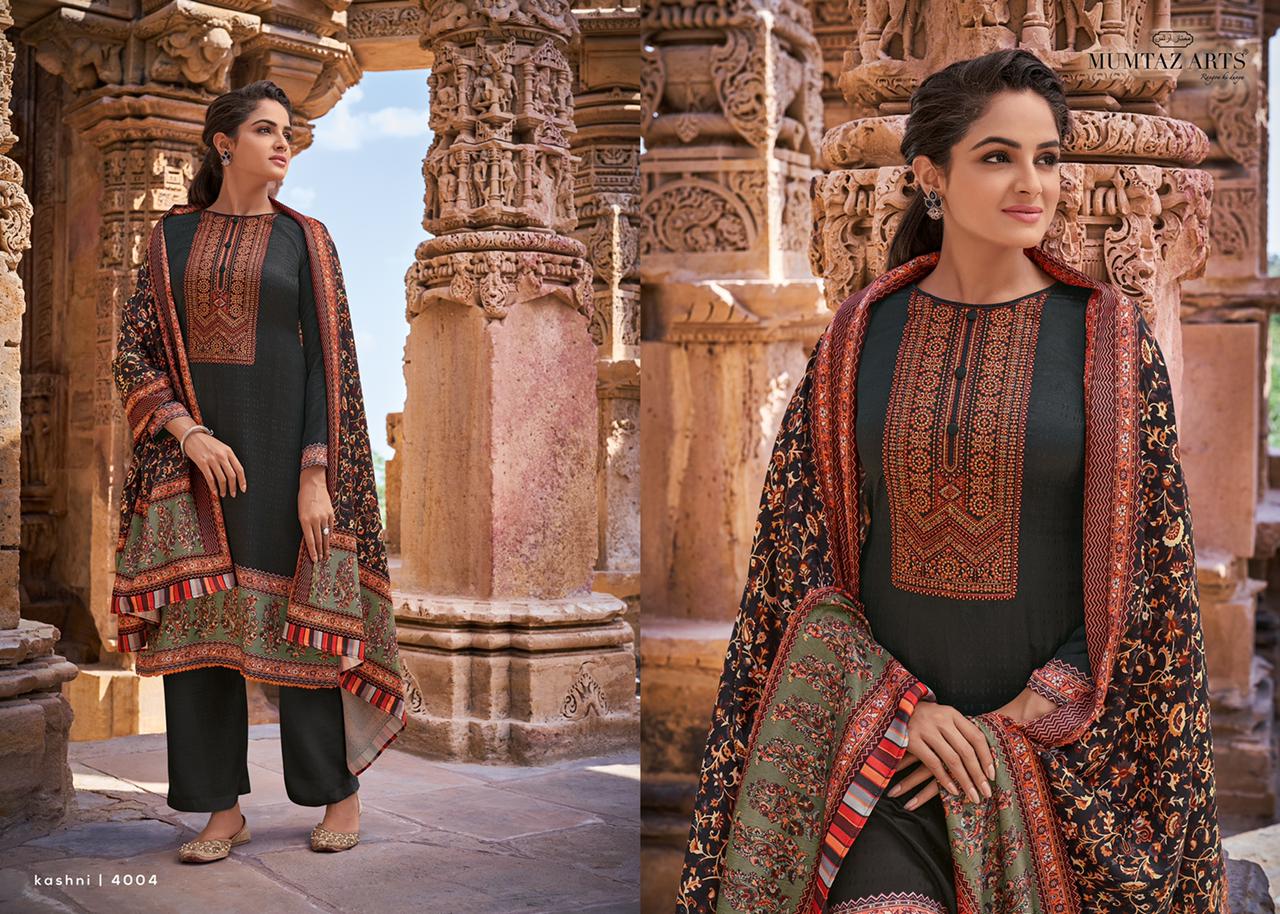 mumtaz arts kashni jam setin exclusive karachi print salwar suit catalog