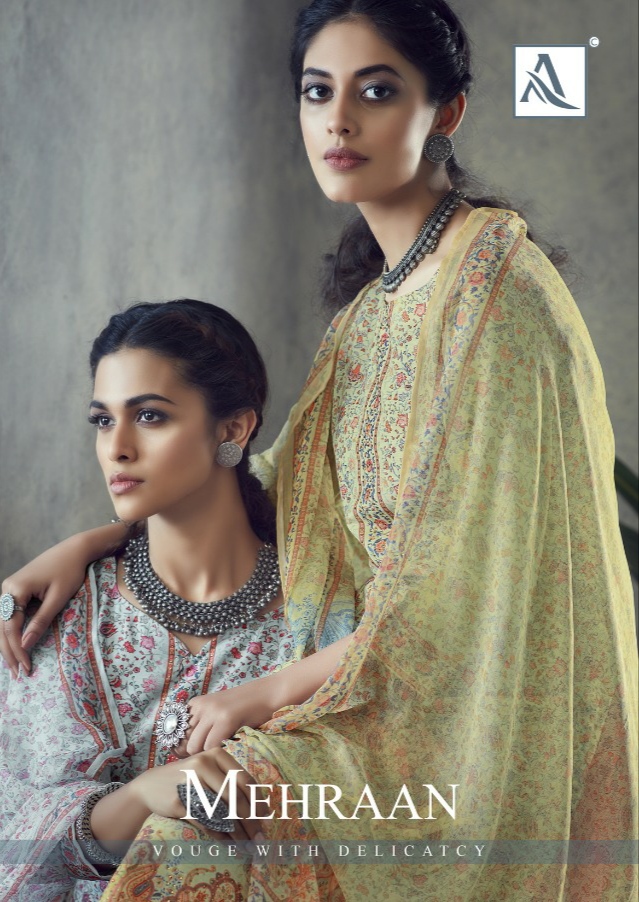 alok suit mehraan muslin exclusive print salwar suit catalog