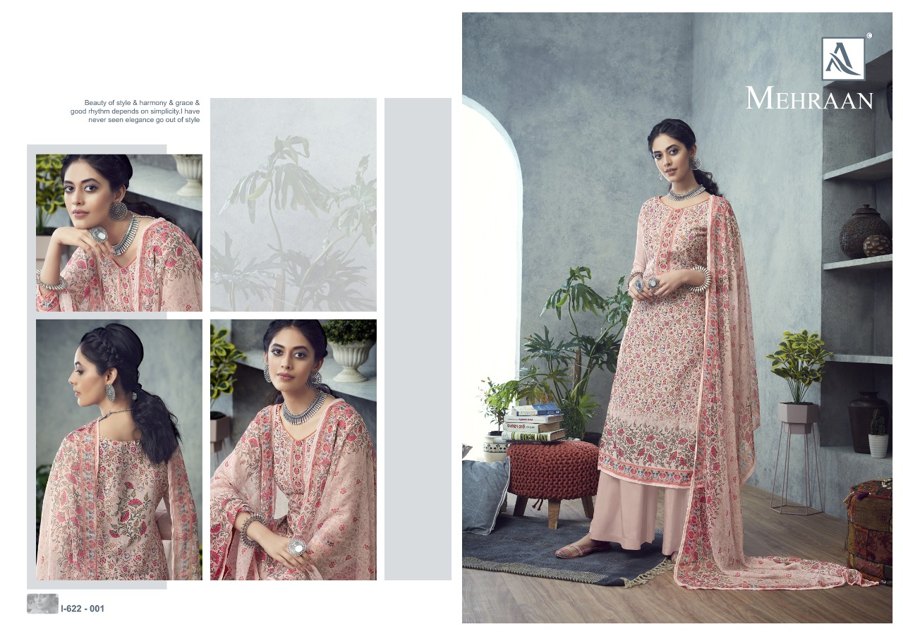 alok suit mehraan muslin exclusive print salwar suit catalog