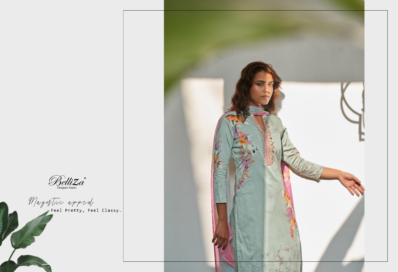 beliza desianer studio ehsaas jam cotton astonish Heavy Fancy Embroidery work salwar suit