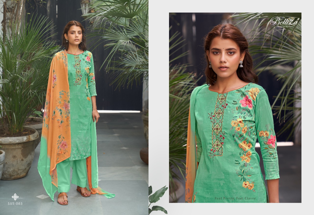 beliza desianer studio ehsaas jam cotton astonish Heavy Fancy Embroidery work salwar suit