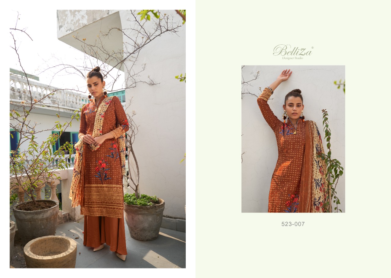 beliza desianer studio elicia cotton attrective digital print salwar suit catalog