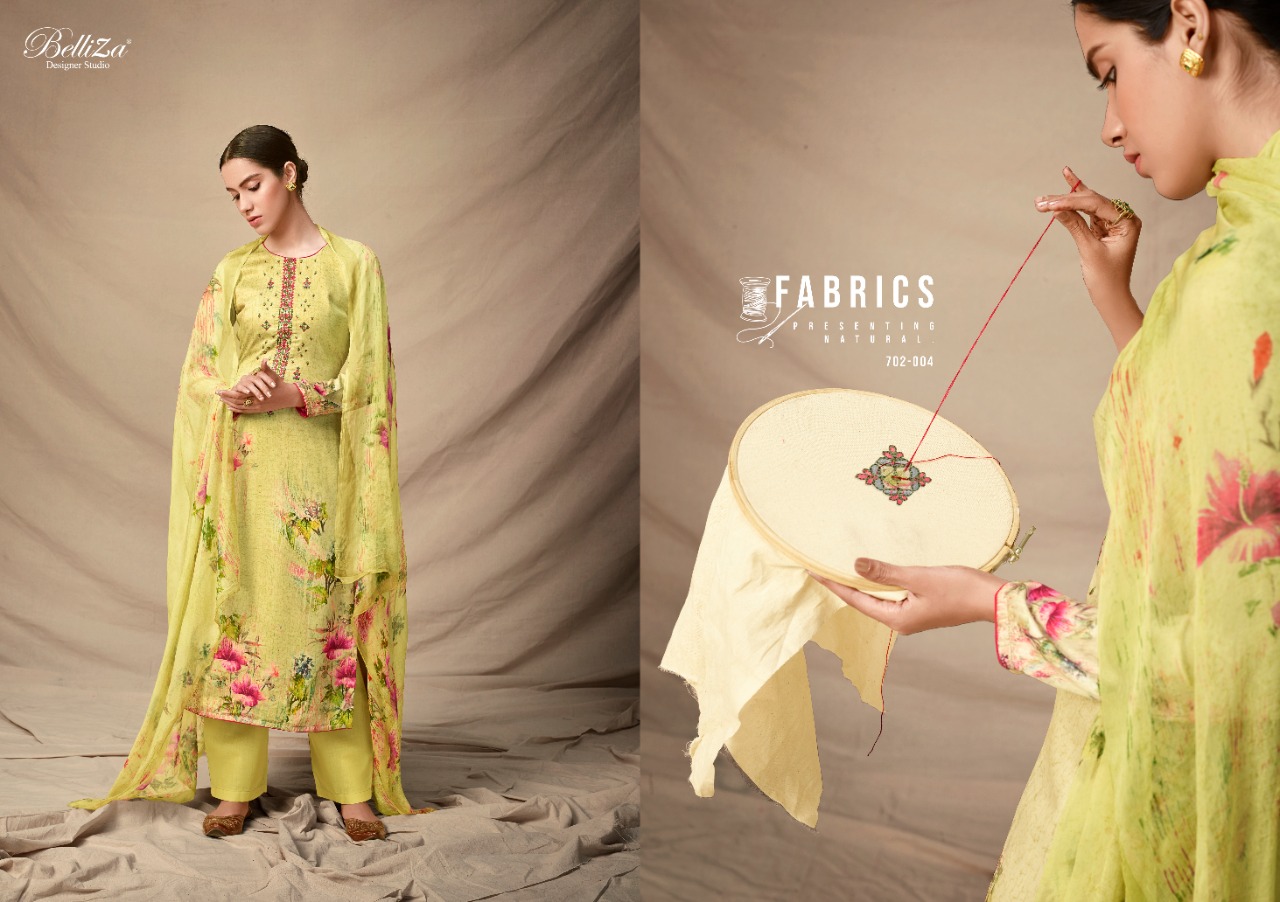 beliza desianer studio panache cotton satin attrective digital print salwar suit