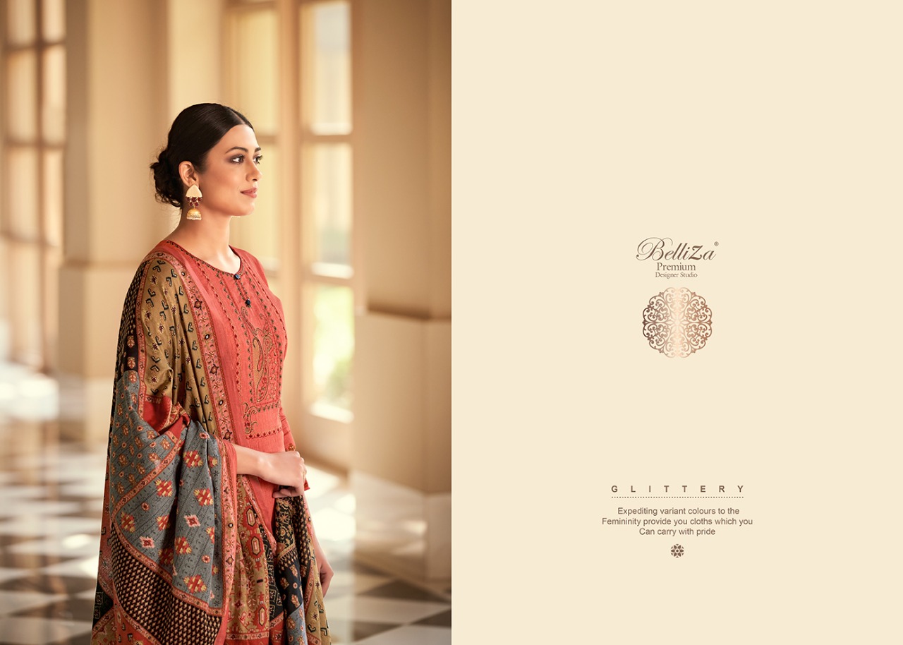 beliza desianer studio rozaan jam cotton innovative print salwar suit catalog