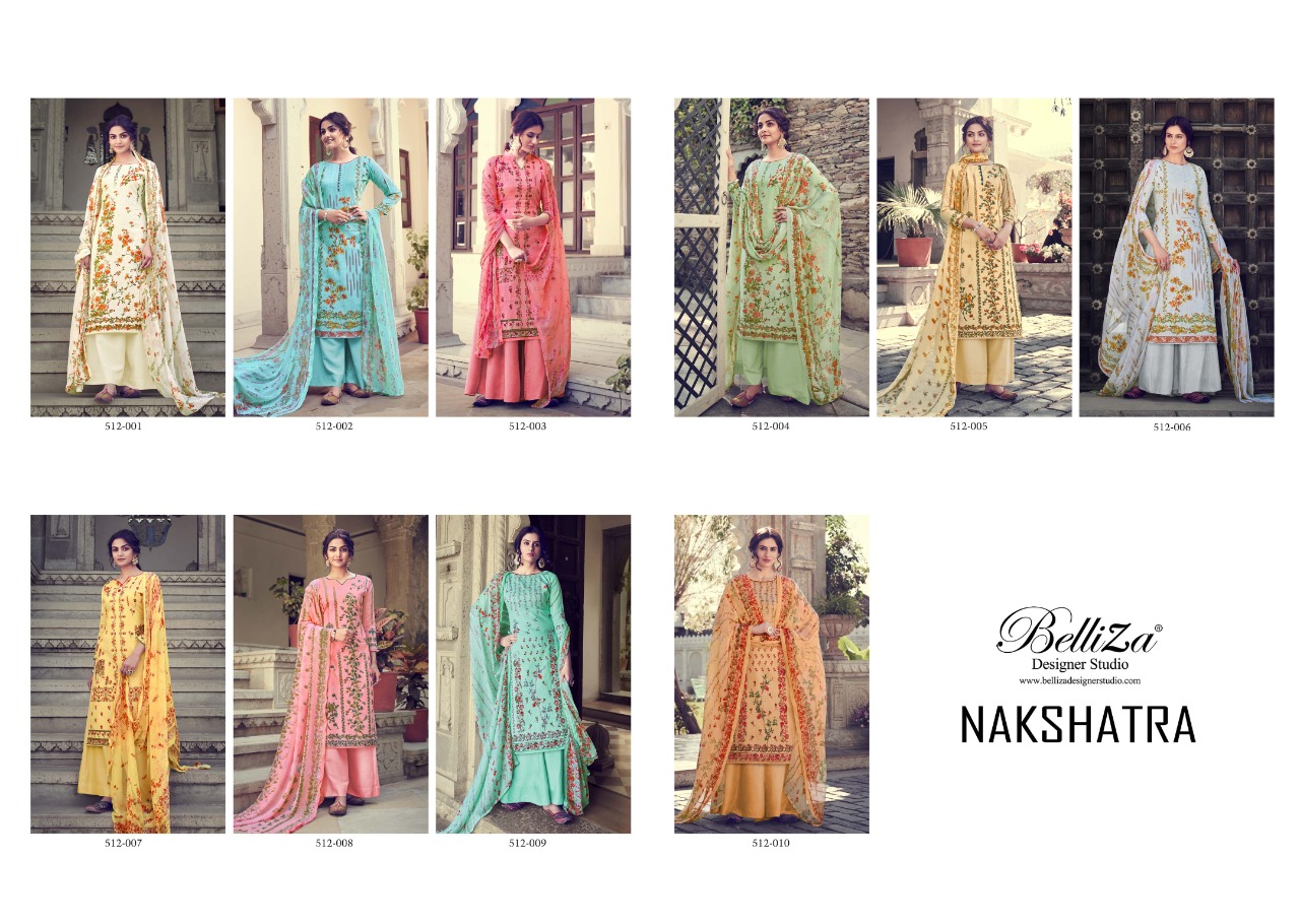 belliza designer studio nakshatra cotton attrective print salwar suit catalog