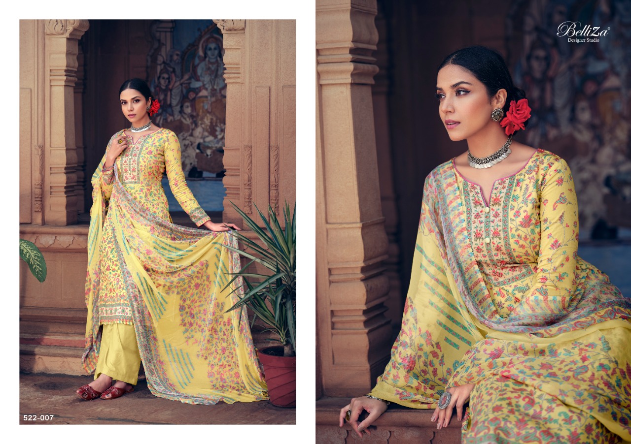 belliza designer studio swara jam cotton exclusive colours and  print salwar suit catalog