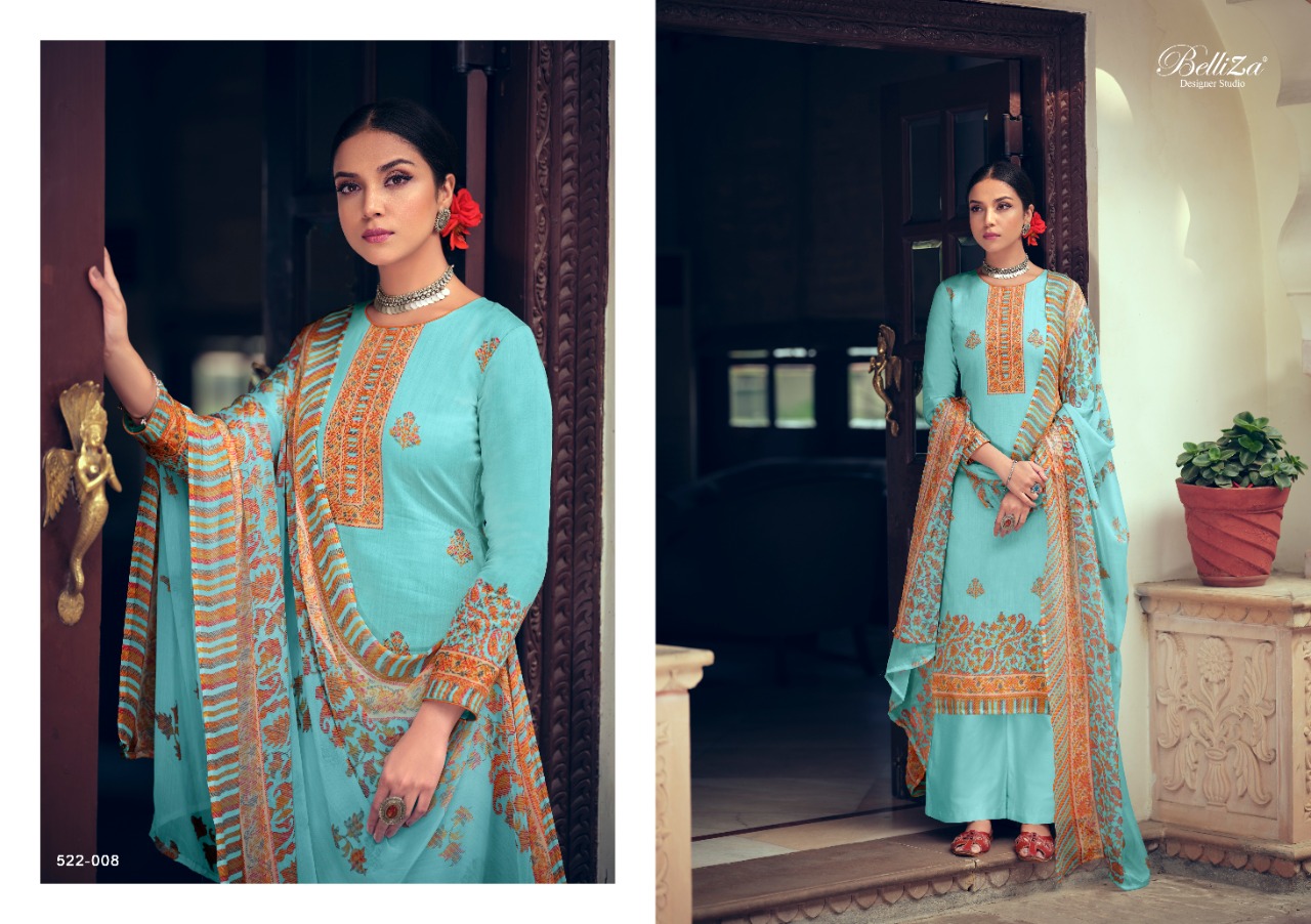 belliza designer studio swara jam cotton exclusive colours and  print salwar suit catalog