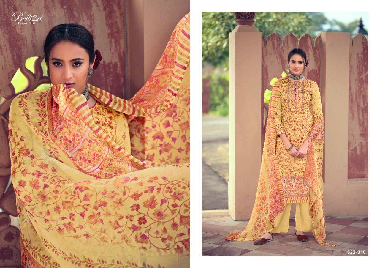 belliza designer studio swara jam cotton exclusive colours and  print salwar suit catalog