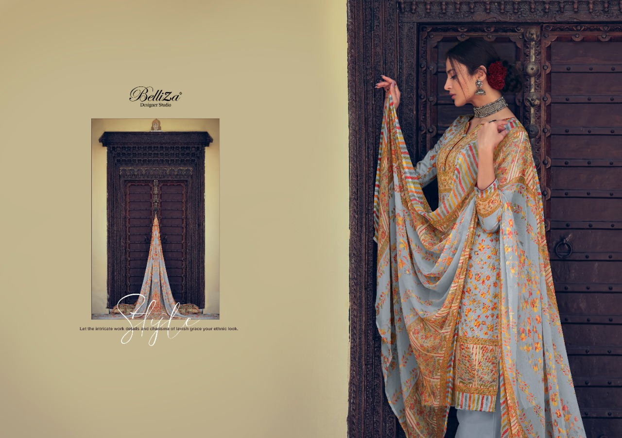 belliza designer studio swara jam cotton exclusive colours and  print salwar suit catalog