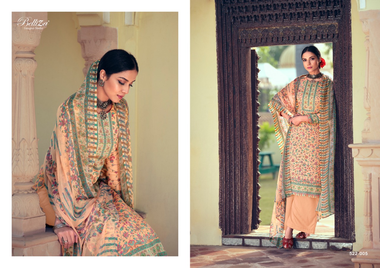 belliza designer studio swara jam cotton exclusive colours and  print salwar suit catalog