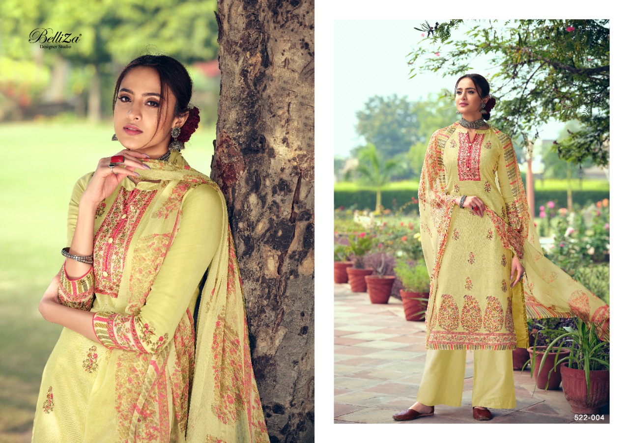 belliza designer studio swara jam cotton exclusive colours and  print salwar suit catalog