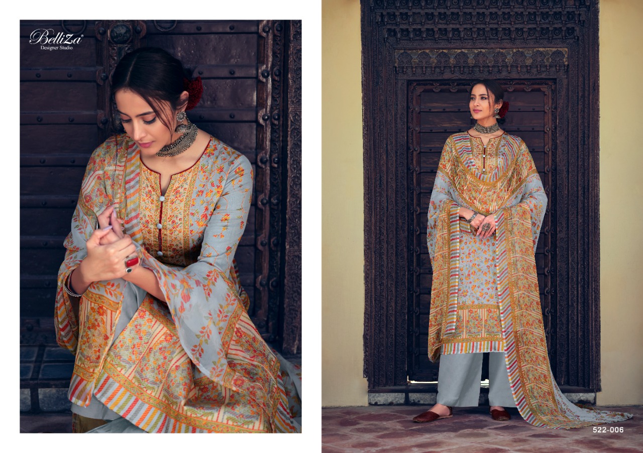 belliza designer studio swara jam cotton exclusive colours and  print salwar suit catalog