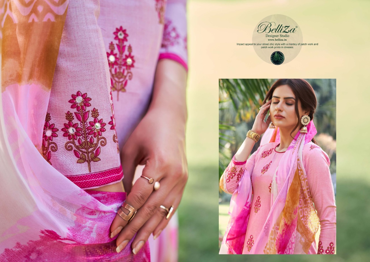 belliza desiner amogh cotton astonishing salwar suit catalog