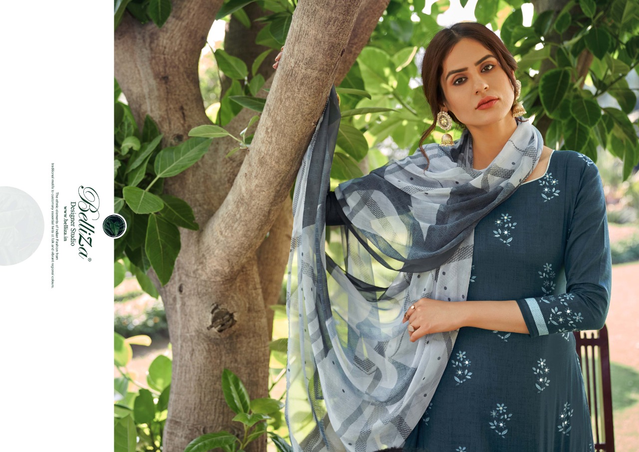 belliza desiner amogh cotton astonishing salwar suit catalog