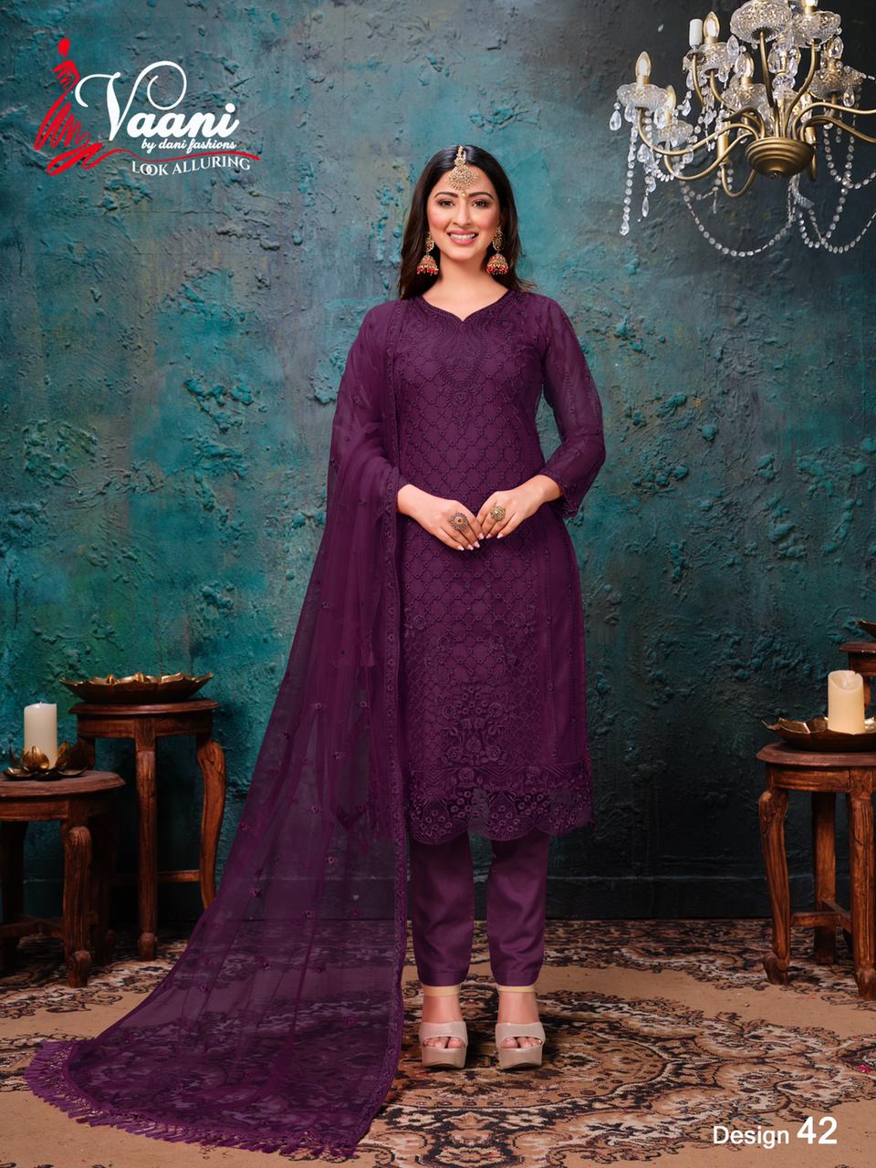 dani Vaani 42 Salwar Kameez Net Singles