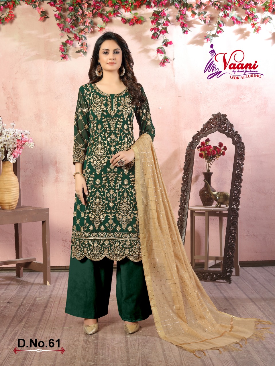 dani Vaani 61 Salwar Kameez Fox georgeete Singles