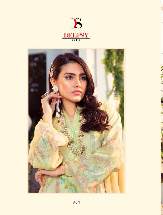 deepsy suit maria b m print cotton attrective print shiffon dupatta salwar suit catalog