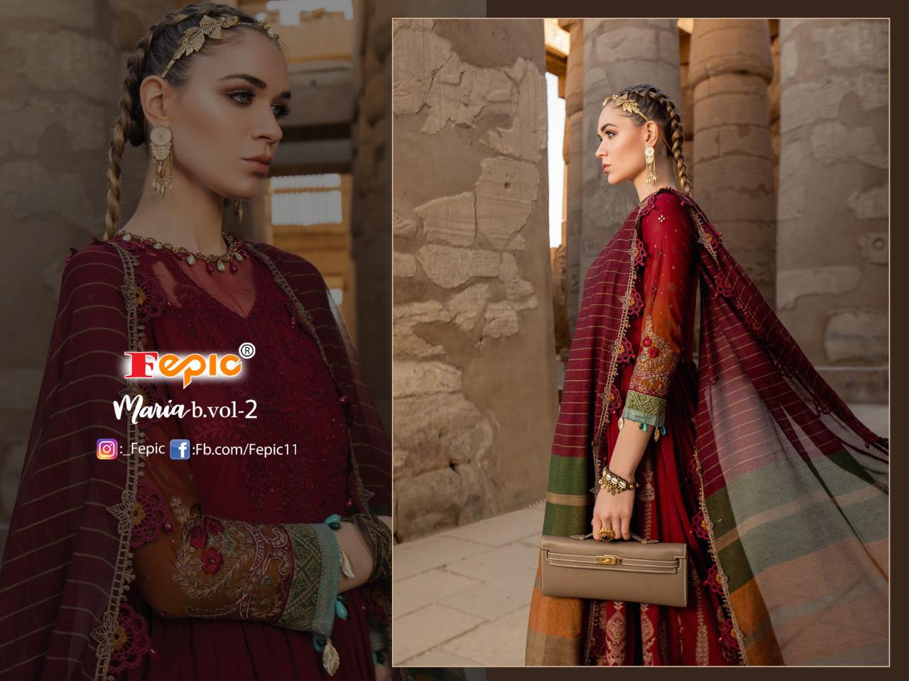 fepic rosemeen maria b vol 2 cotton innovative style salwar suit catalo