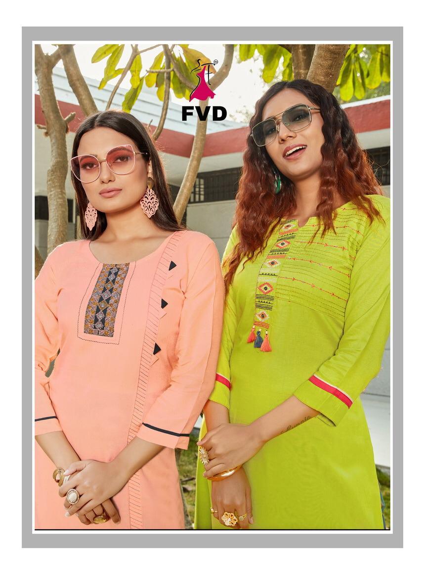 fvd begum vol 1 rayon innovative style kurti with plazzo catalog