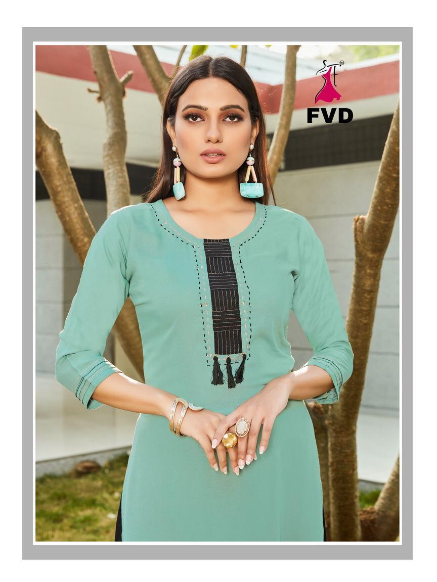 fvd begum vol 1 rayon innovative style kurti with plazzo catalog