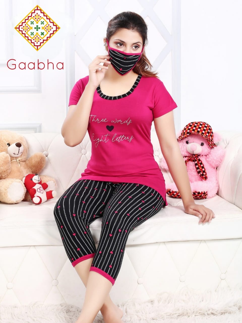 gaabha nightsuit with mask vol 2 Hosiery Comfort  night wear  catalog