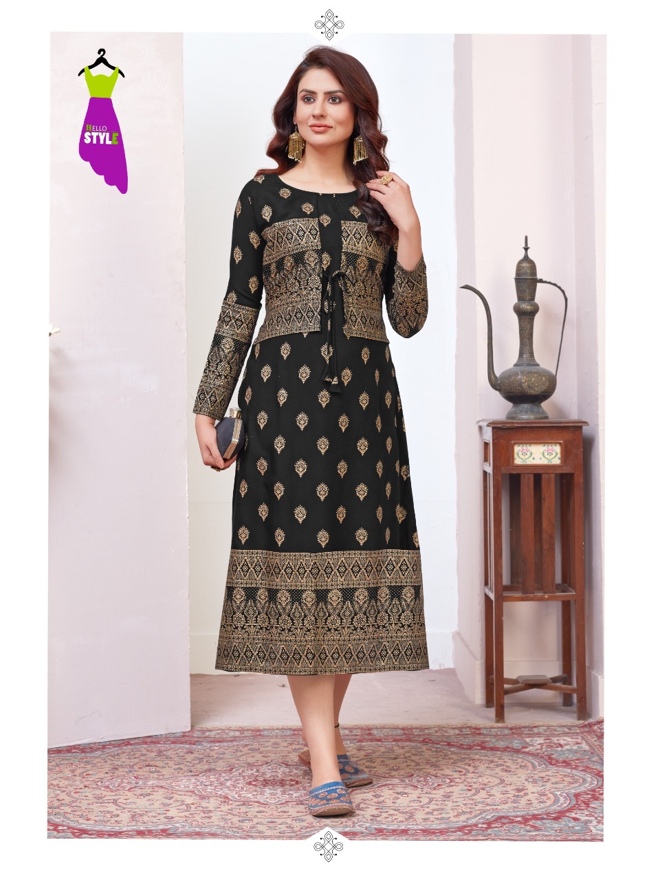 hello style tanishk rayon innovative style kurti catalog