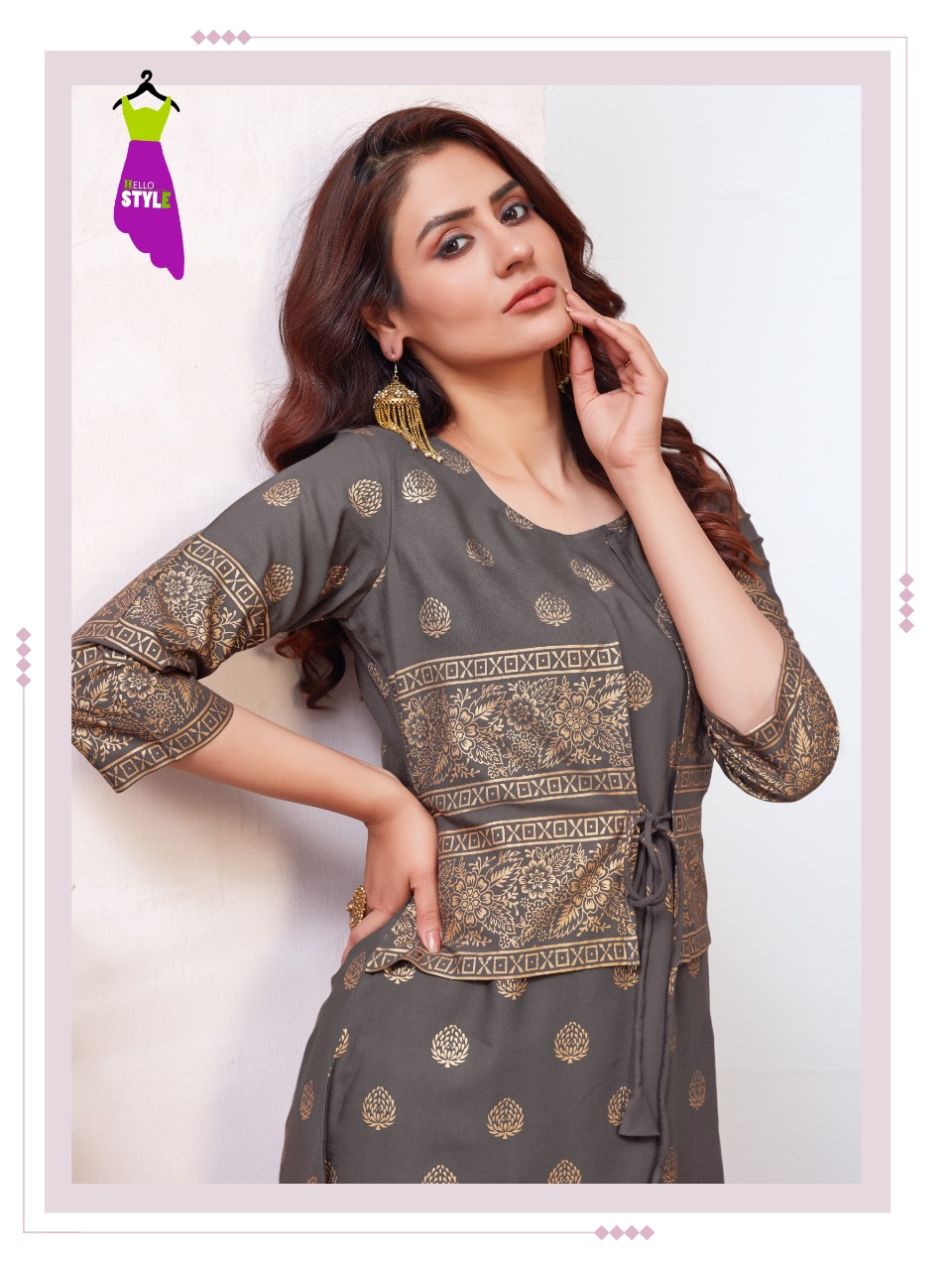 hello style tanishk rayon innovative style kurti catalog