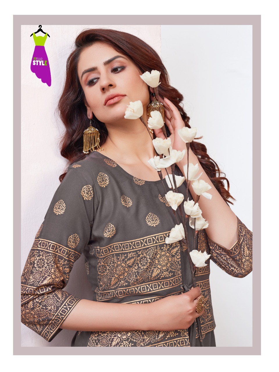 hello style tanishk rayon innovative style kurti catalog