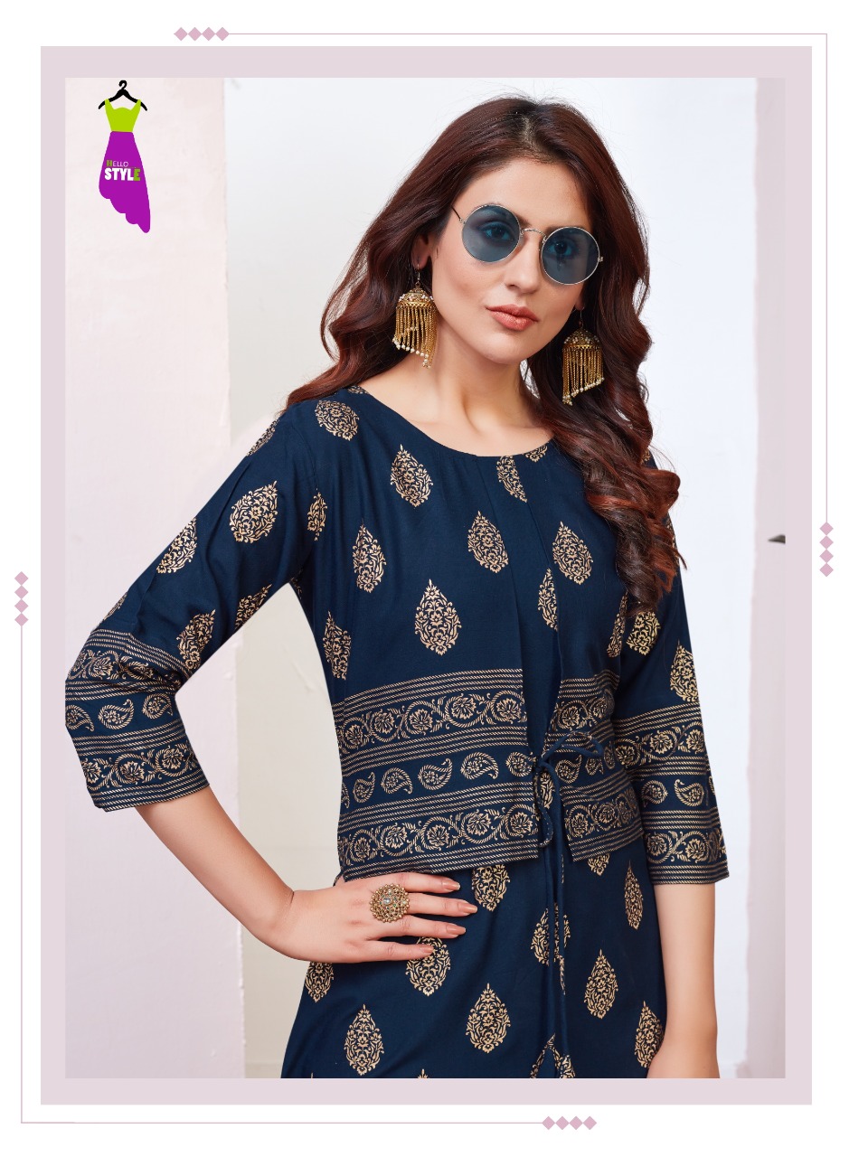 hello style tanishk rayon innovative style kurti catalog