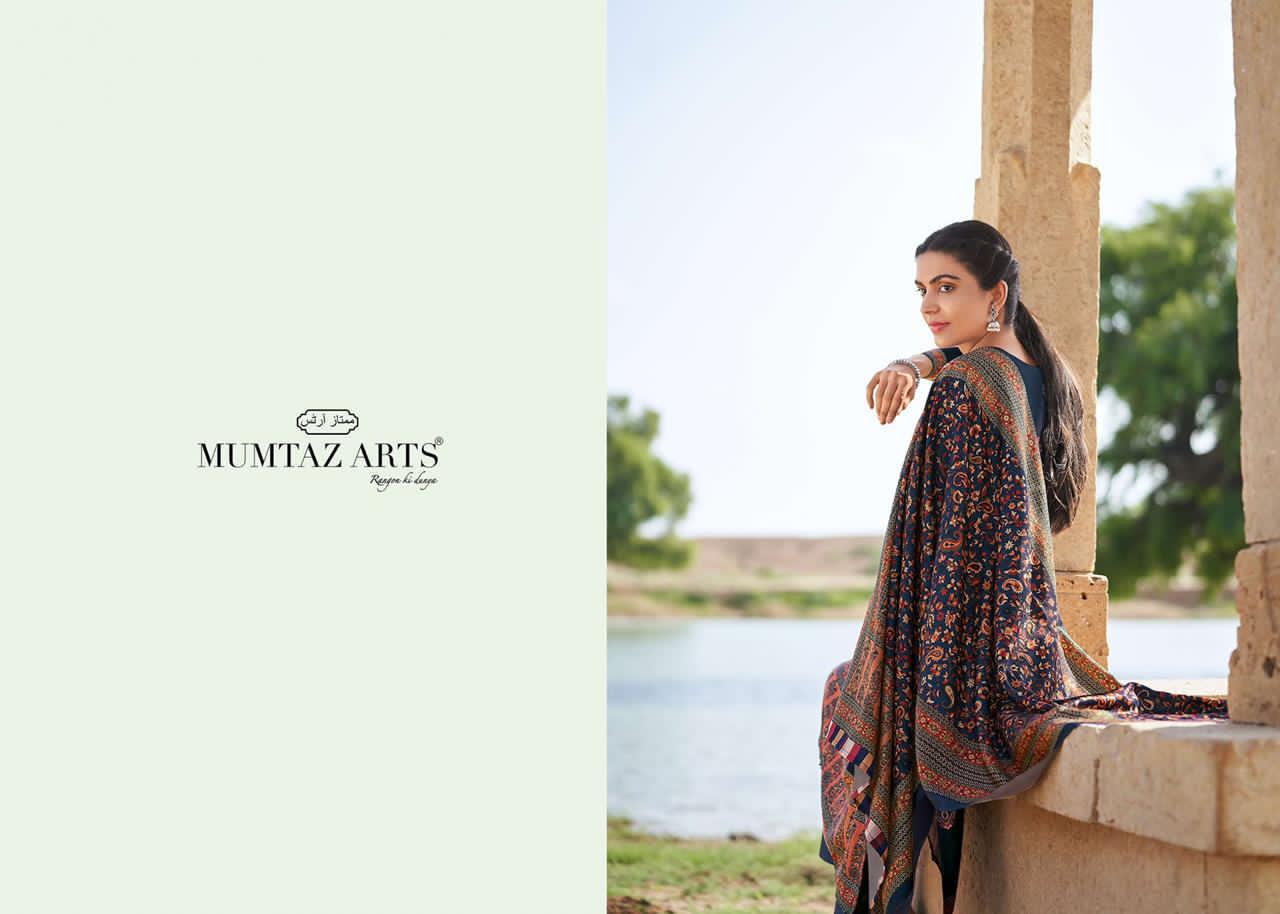 mumtaz arts cashmere jam setin attrective print salwar suit catalog