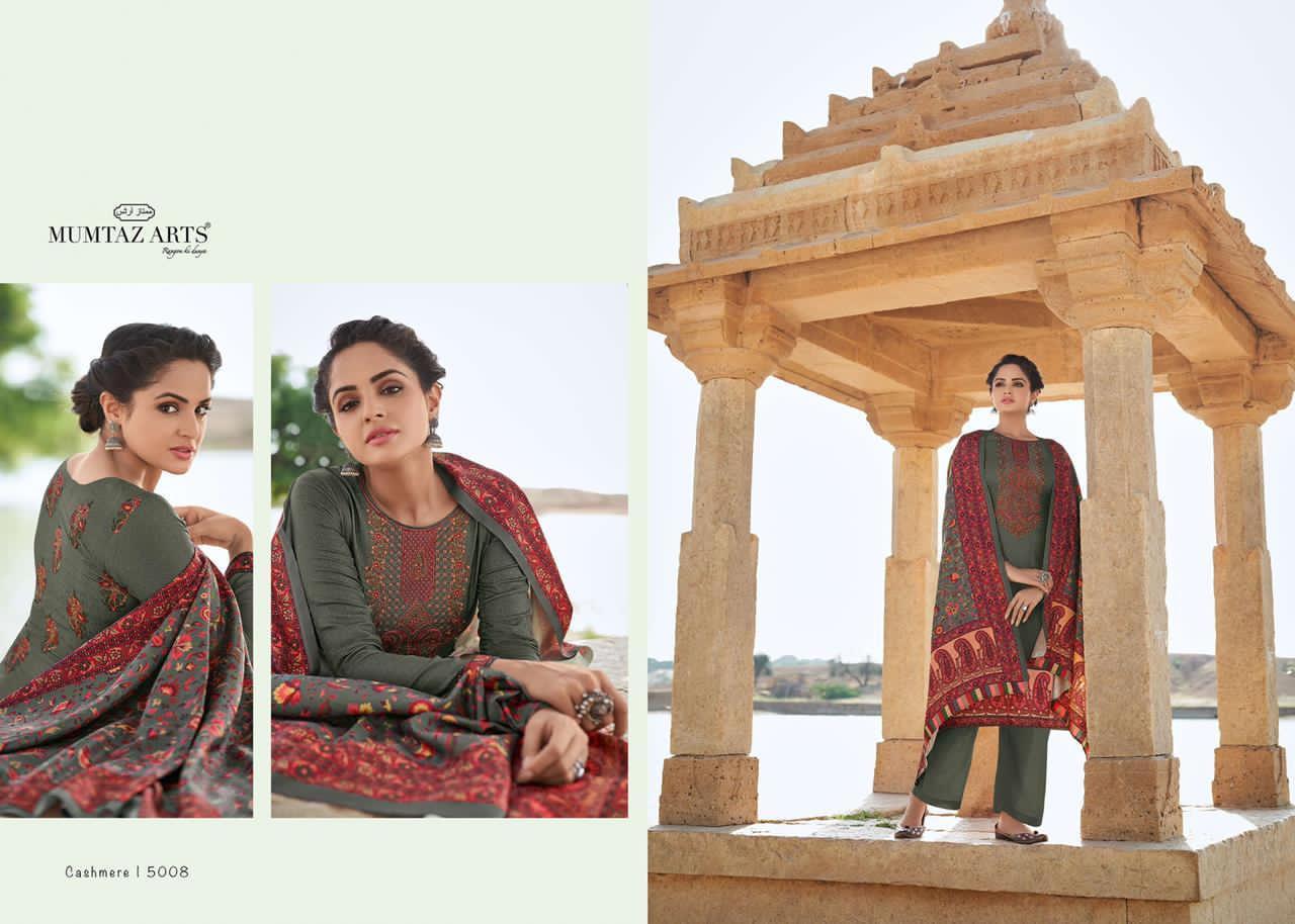 mumtaz arts cashmere jam setin attrective print salwar suit catalog