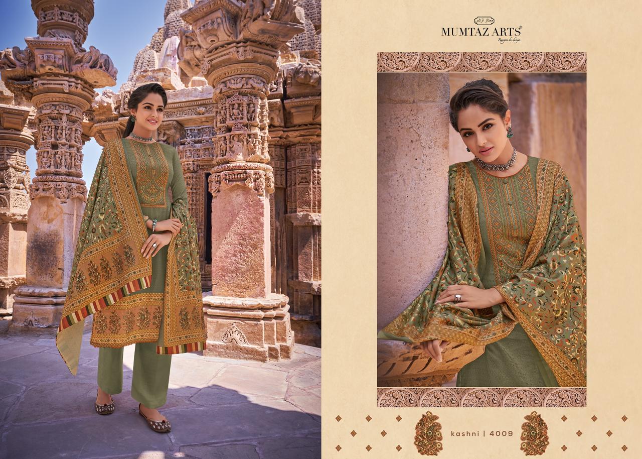 mumtaz arts kashni jam setin exclusive karachi print salwar suit catalog