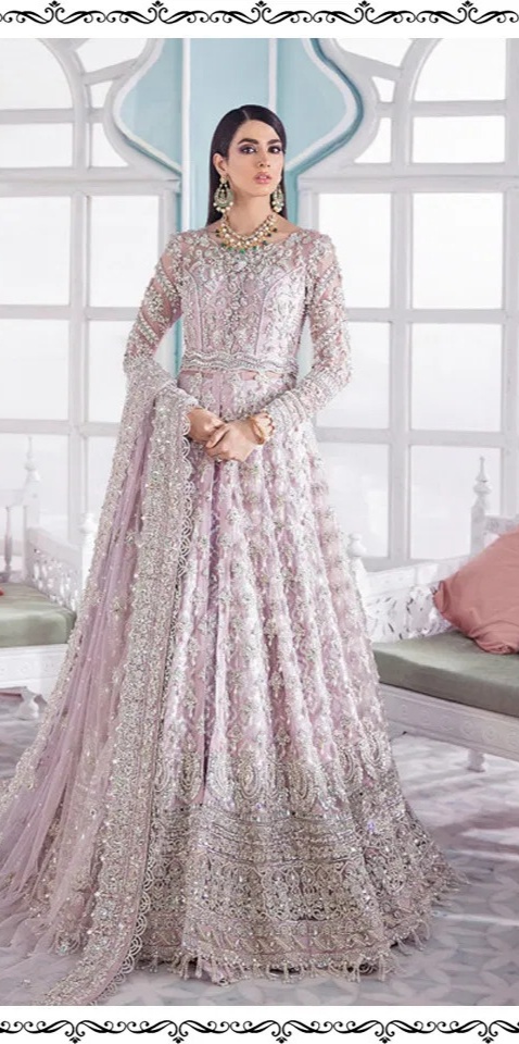 ramsha r-286 net attrective look salwar suit single