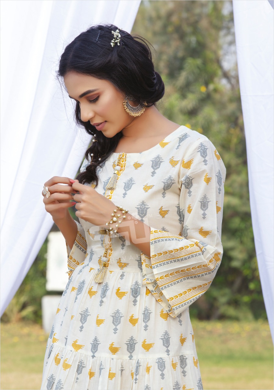 S4u Flairy Tales Vol 5 Cotton Kurti with Flair Catalog