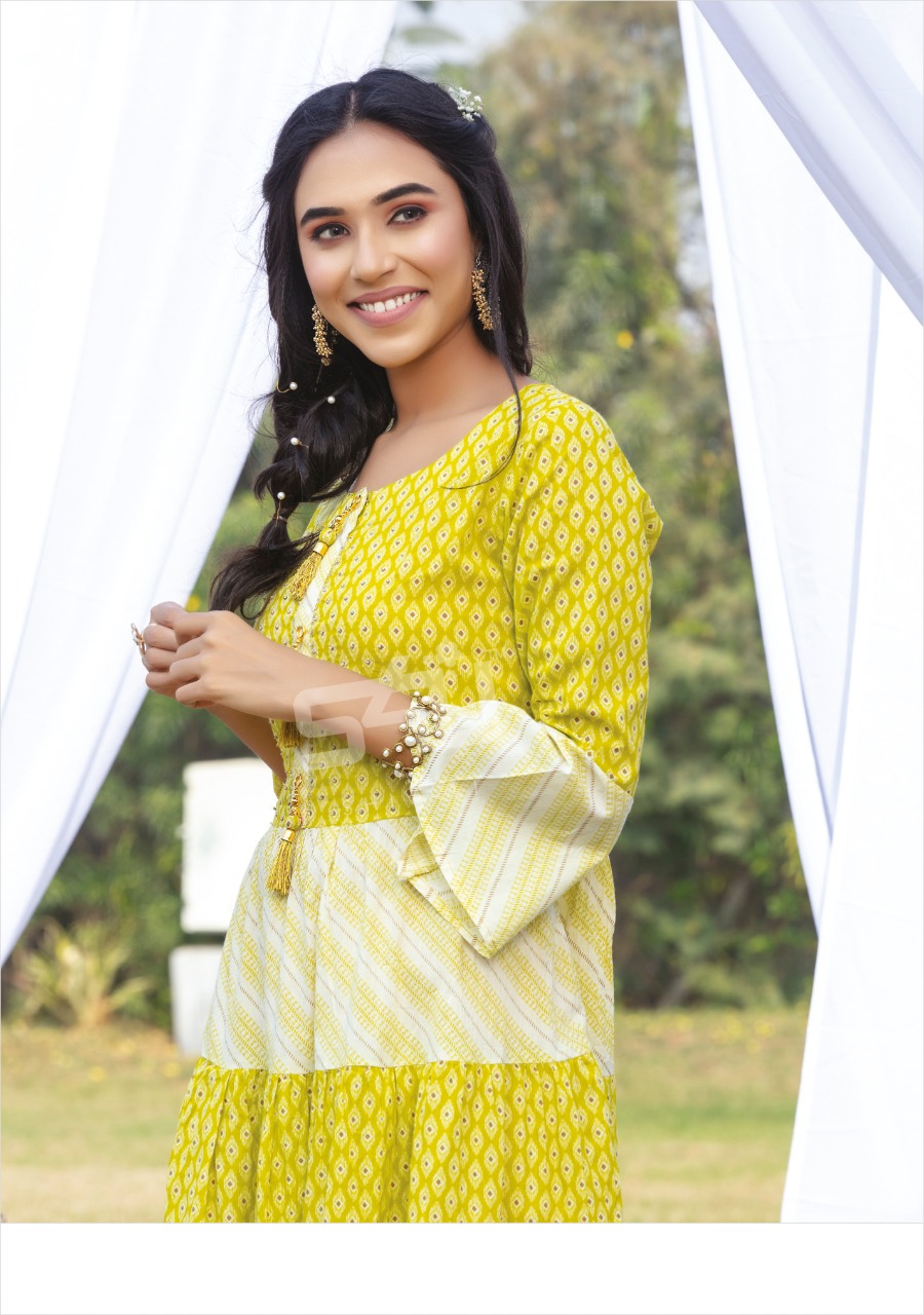 S4u Flairy Tales Vol 5 Cotton Kurti with Flair Catalog