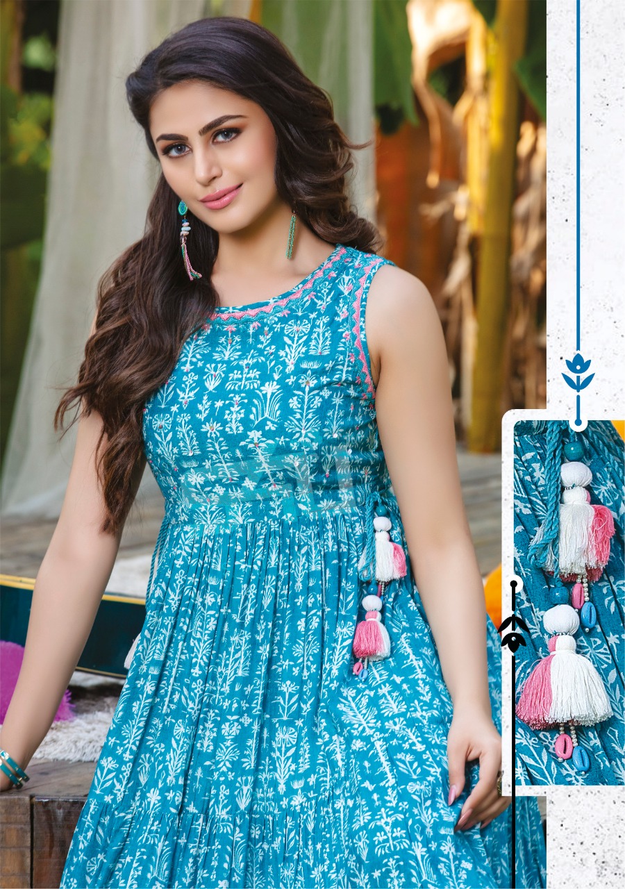 s4u weekend passion vol 5 cotton  classic trendy look long kurti catalog